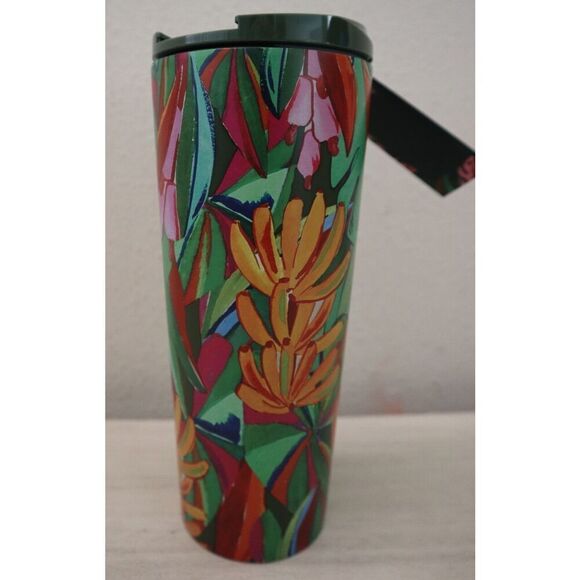 Farm Rio +Starbucks Green Banana Mix 16oz Hot Cup Tumbler Summer '25 RARE - Picture 4 of 13